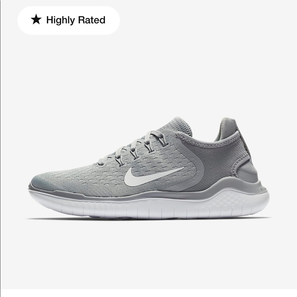 Nike Free grey running shoe. Size 7